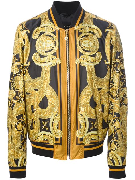 bomberka versace|Versace bomber jacket.